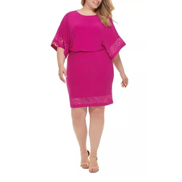 jessica howard plus size evening dresses Jessica Howard Floral 2-Pc Jacket Dress PLUS SIZE – New Yorker's Apparel main image 1